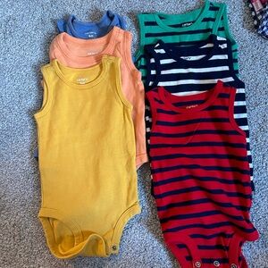 Carter’s Tank Bodysuits 6M